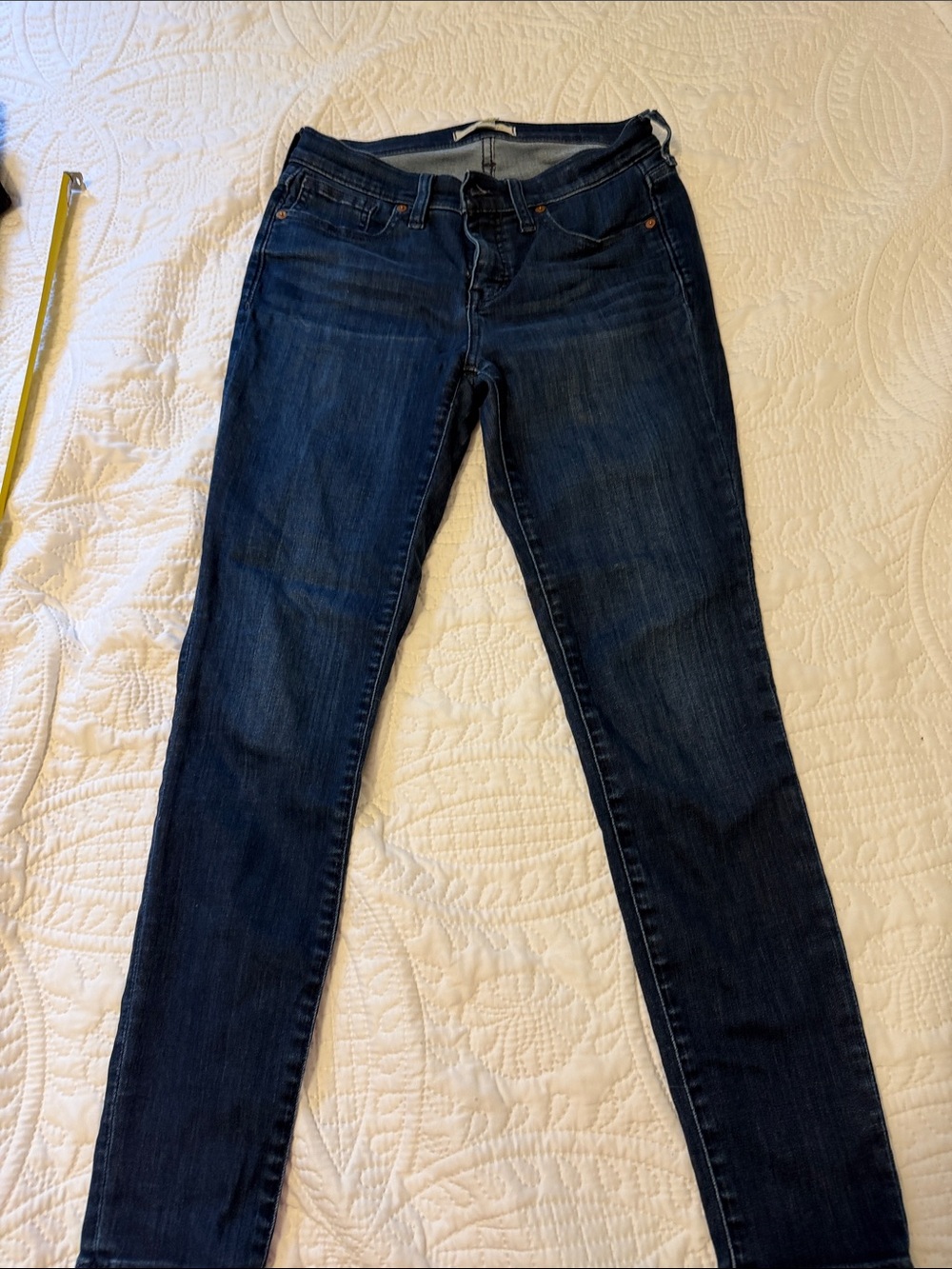 Madewell Dark Blue Skinny Jeans 8”